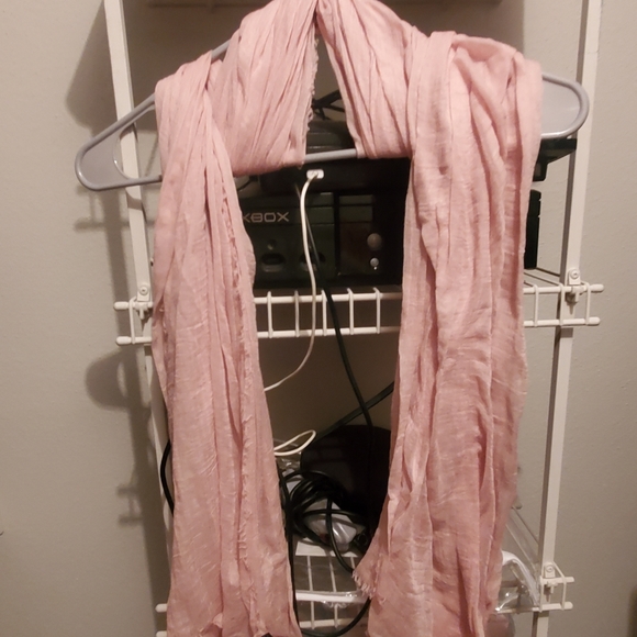 Women's Mixit Lightweight Pink Scarf - Picture 2 of 5